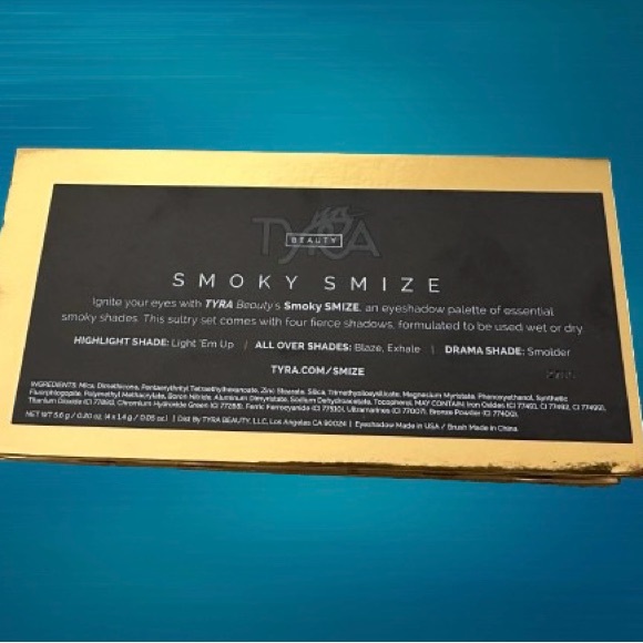 Tyra Beauty Smoky Smize Eyeshadow Palette Old Stock Unused/Opened for Pictures - Picture 4 of 5